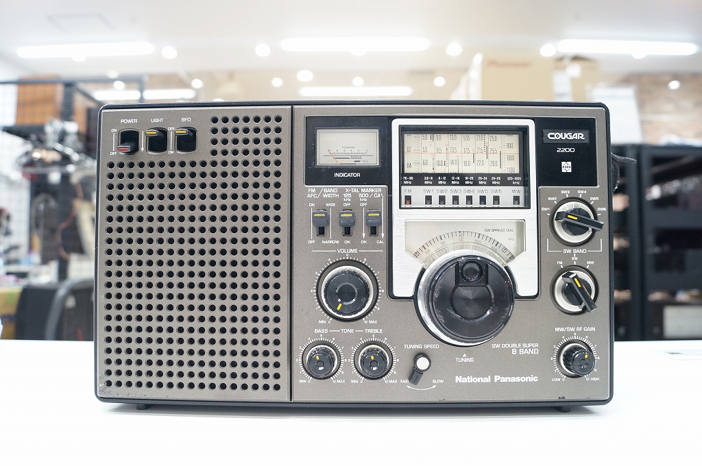 Panasonic（National) BCLラジオ クーガ RF-2200高価買取実績