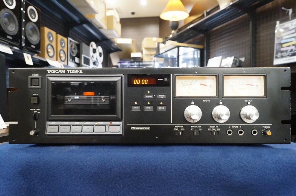 TASCAM112 業務用カセットデッキ 簡易メンテ済み - オーディオ機器